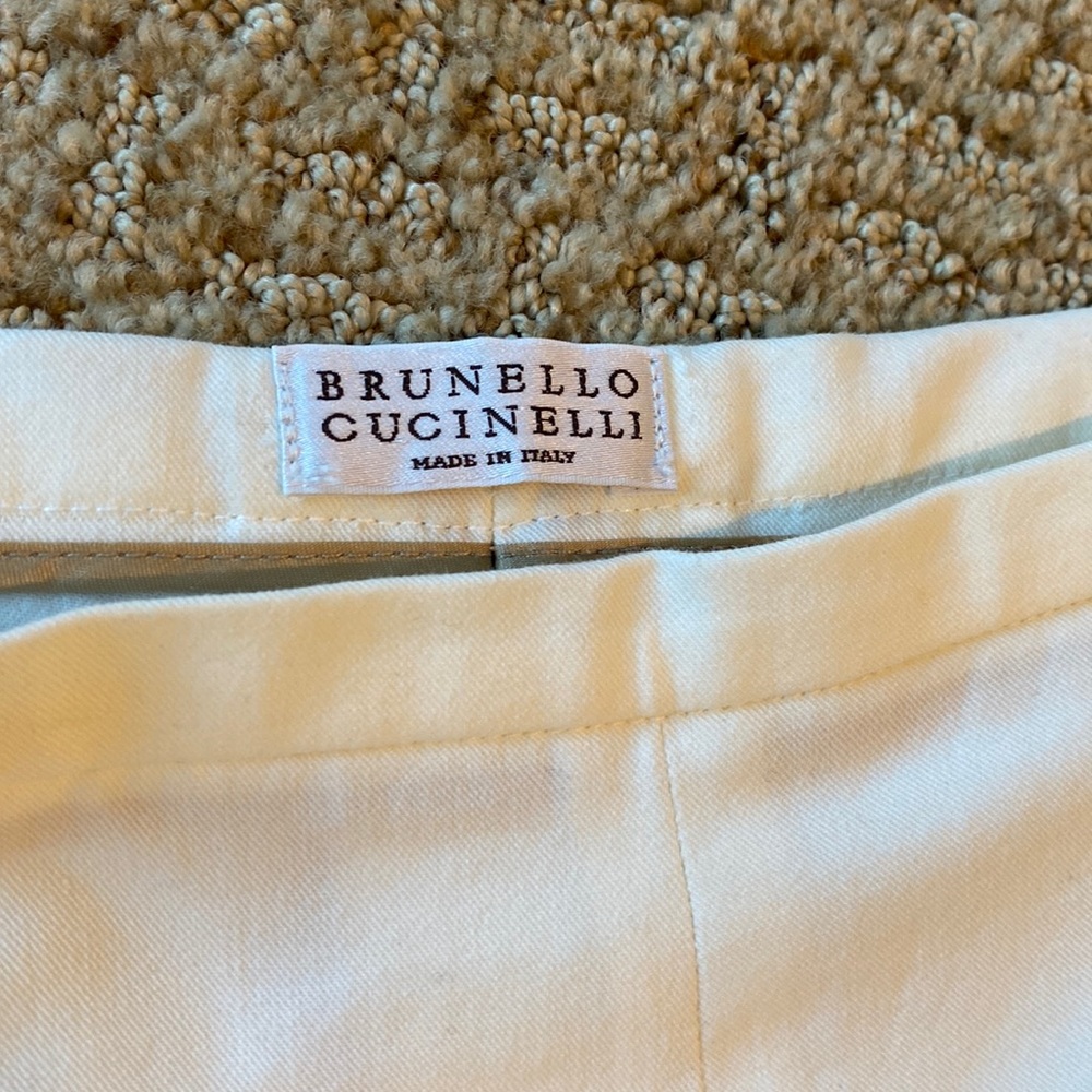 Side zip Brunello Cucinelli pants (size 8)